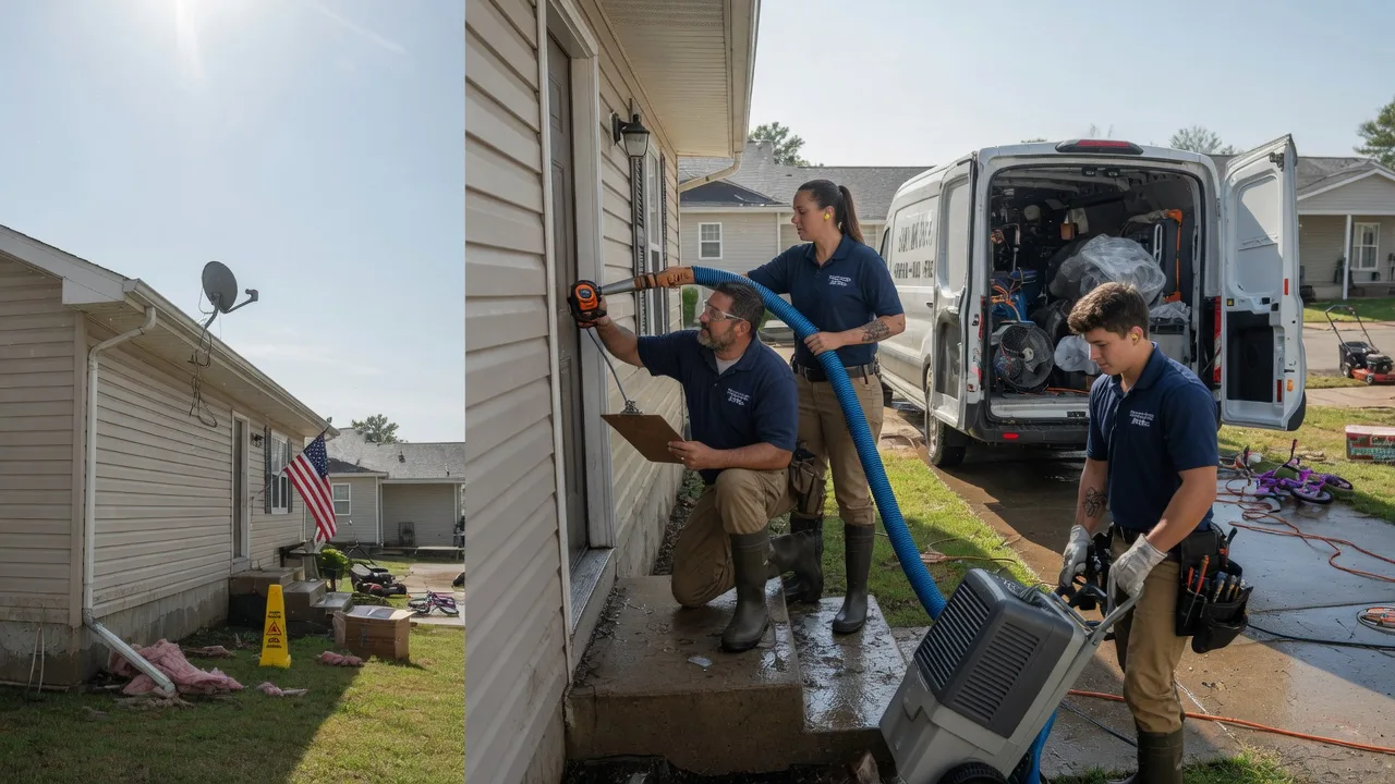 Ceiling Water Damage Restoration in Hecla, SD near me